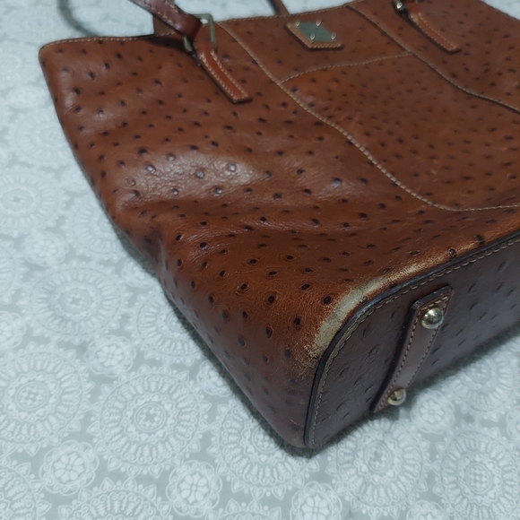 Dooney and Bourke Tan pebble leather tote - Picture 2 of 8